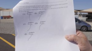 Олимпиадная задача: вертолет и трос