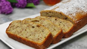 Банановый КЕКС! ОЧЕНЬ вкусный и ароматный к ЧАЮ! Все ПРОСТО!