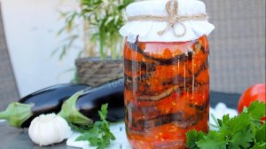 БАКЛАЖАНЫ В ПЕРЦОВОЙ ЗАЛИВКЕ ! ГОТОВИМ ВКУСНО ДОМА!