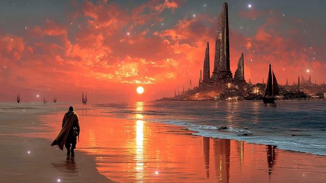 Echo of the Citadel Space ambient music SciFi music for relaxing and chill