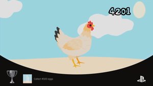 (Ps4/Ps5) - игра The Chick C (достижение - "Collect 4500 eggs - Соберите 4 500 яиц.").