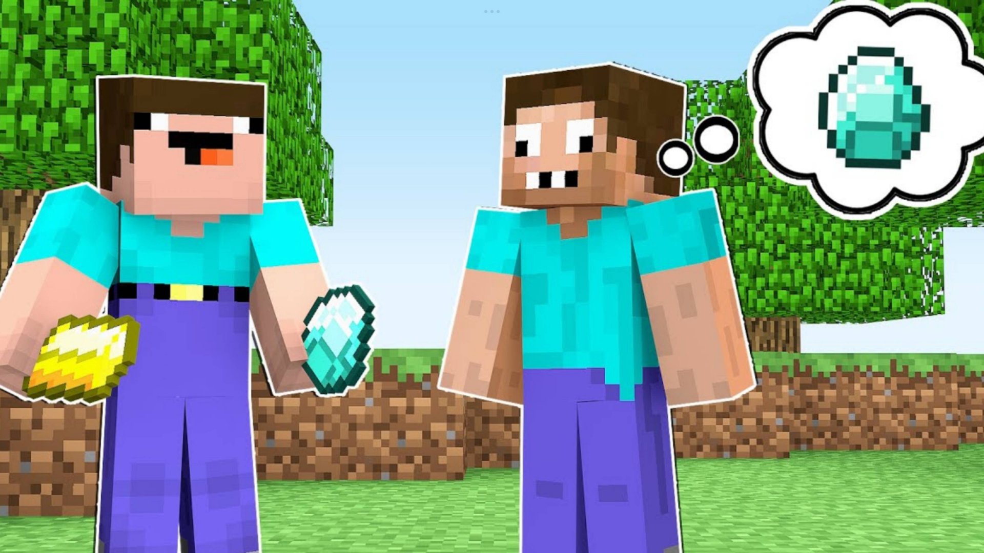 Нуб читает мысли про в Майнкрафте ДакПлей DakPlay смотреть онлайн