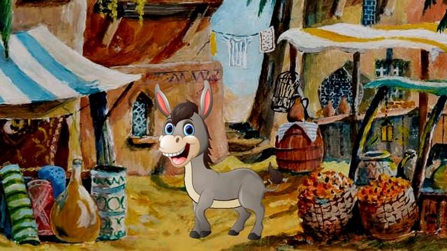 Детская песенка-мультик для самых маленьких "Ослик" Поёт Марина Багинская смотреть онлайн