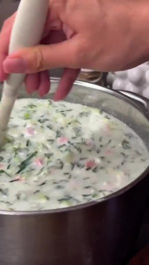 🍲 Окрошка на кефире