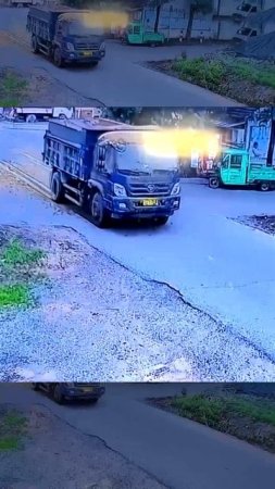 Грузовик перевозил навоз.