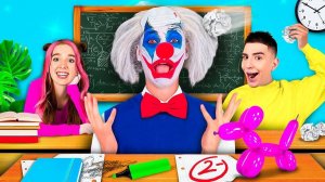 Клоун А4 Вернулся в ШКОЛУ !
