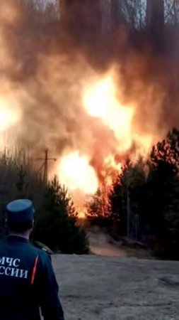 В Забайкальском крае огонь подошел вплоную к Атамановке