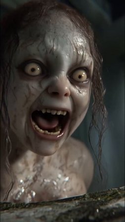 Creepy woman