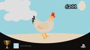 (Ps4/Ps5) - игра The Chick C (достижение - "Collect 6500 eggs - Соберите 6 500 яиц.").