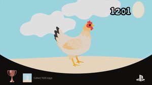 (Ps4/Ps5) - игра The Chick C (достижение - "Collect 1500 eggs - Соберите 1 500 яиц.").
