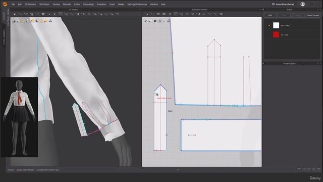 2 -Simulating Shirt on Avatar