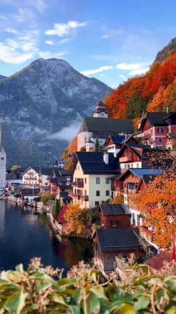📍Живописный 🇦🇹 Гальштат, Австрия, с его захватывающими дух видами.