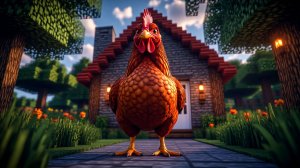 Строю в майнкрафте кафе ЛАВА ЧИКЕН как из фильма