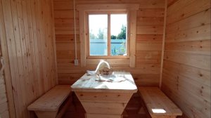 Баня из сухого бруса от СК "Бани", 6х2,3 м. ЛО, Ломоносовский район, июль 2025