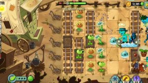 Растения против зомби 2. Дикий запад. День 22.