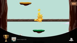 (Ps4/Ps5) - игра Qump Jump (достижение - "Reach target 300 - Достигните цели 300.").