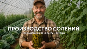 Маринованные капуста и огурцы: как выращивают овощи для засолки 🥒
