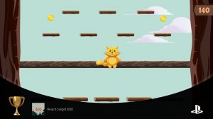(Ps4/Ps5) - игра Qump Jump (достижение - "Reach target 600 - Достигните цели 600.").