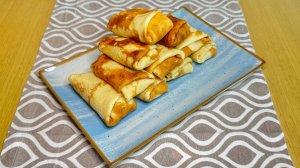 Блинчики с  капустой начинкой.
