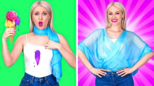 👗 Отпадные лайфхаки с одеждой 😍 простые и весёлые идеи!