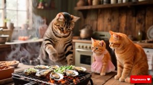 Кортик папа кормит семью