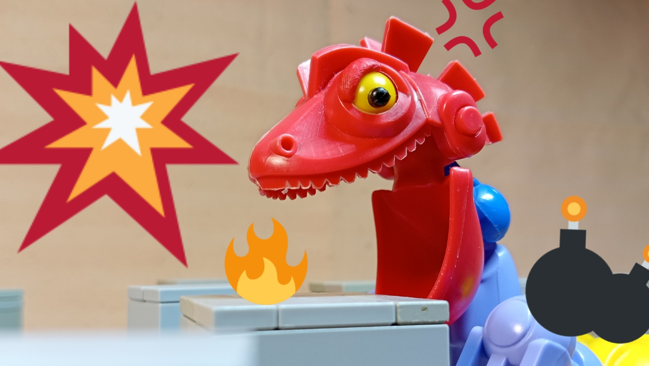 Плохой робозавр Stop Motion анимация