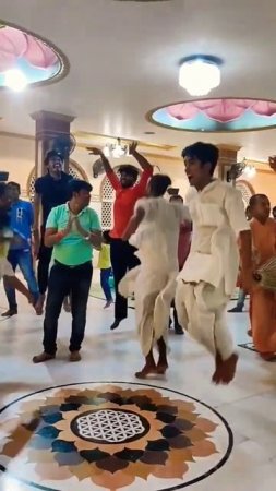 Part 2 Sandhya Arati in Ekachakra Dham #iskcon  #deities #kirtan #shorts