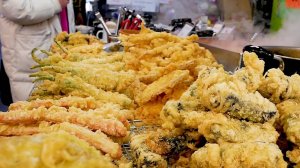 Самая популярная уличная еда в Корее-жареная еда, токпокки, сандэ, кимбап, рыбные котлеты