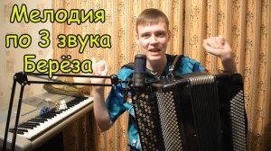 Как сыграть Во поле берёза по 3 звука на баяне? Разложение мелодии в аккорды. Сюрприз в конце!