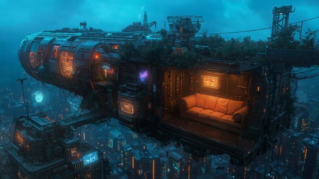Neon Roots 🌀 Hidden Tavern  Cyberpunk Ambient for Study Nights #focusmusic #urbanlofi