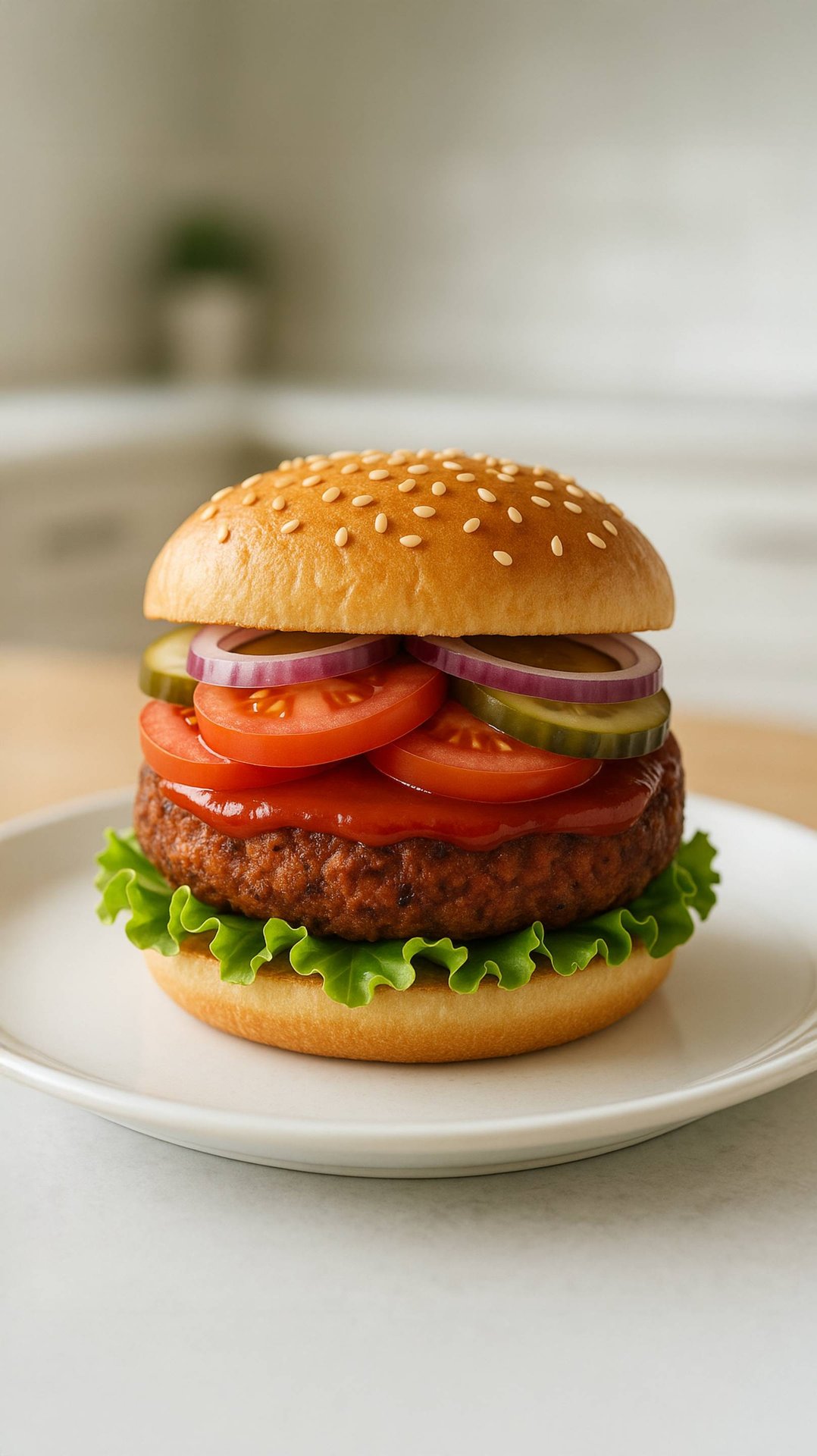 Готовим сочный веггибургер без мяса.