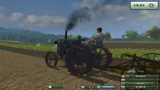 Farming Simulator 2013, 6 ч — кто славно поработает, тот... смотреть онлайн