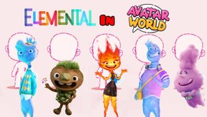 Эмбер: огненная героиня 🔥 и Уэйд: водный герой 🌊 в Awatar World