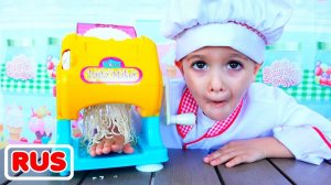 Влад и Ники играют в кафе | Коллекция видео для детей!