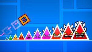 Geometry Dash, но УРОВНИ УСЛОЖНЯЮТСЯ Каждую Минуту...