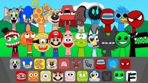 New Incredibox Sprunki OC's YJ Все персонажи вместе | My Sprunki OC | НОВАЯ ВЕРСИЯ