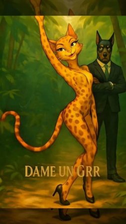 Dame On Grr #aicontent #aianimation