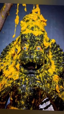 Narasimha Abhishek shower 22,5,2024 #mayapur #abhishek #narasimhadev #shorts