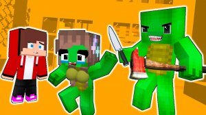 Грустная История Джей Джея и Майки в Майнкрафт | Мультфильм Minecraft