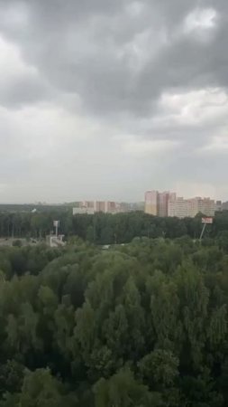 ⛈️Ливень с грозой и сильный ветер до 17 м/с ожидаются в ближайшее время в Москве⛈️