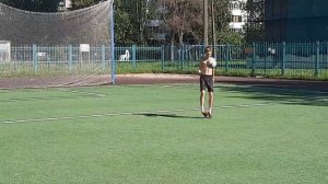 Чеканю мяч.