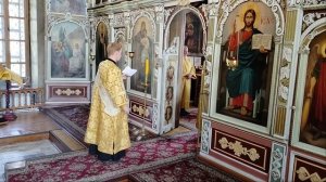 Заупокойная ектения в Свято-Вознесенском храме в м.Кируль в Сыктывкаре, Диакон О.Владимир