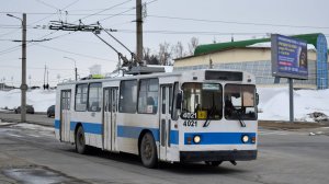 Троллейбус ЗиУ-682Г-012-4021. Покатушки по Барнаулу.
