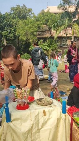 Sunday market in Sri Dham Mayapur #mayapur #kirtan #prasadam #market #shorts