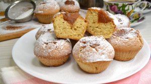 КЕКСЫ НА КЕФИРЕ за 5 минут, простой рецепт выпечки к чаю 🌹🔥