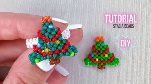 Туториал : Елка из бисера крестиком