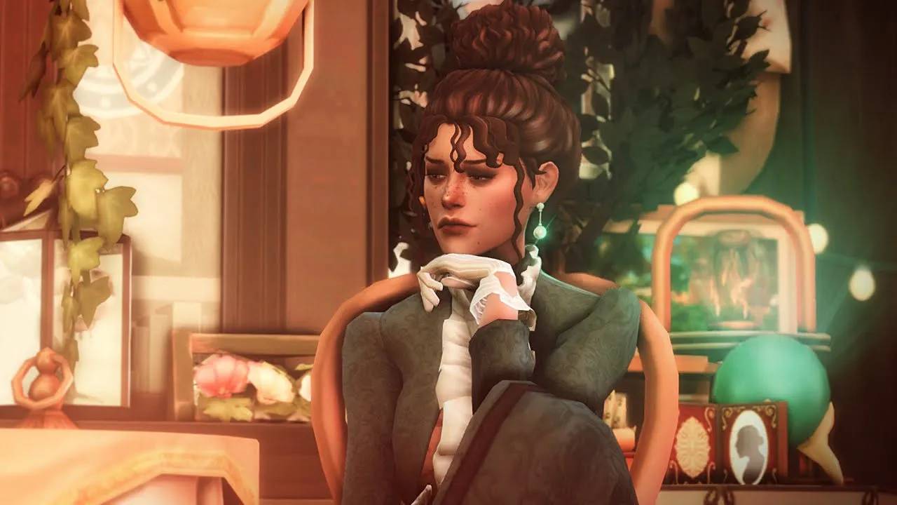 Чернокнижница  Sims 4 CAS