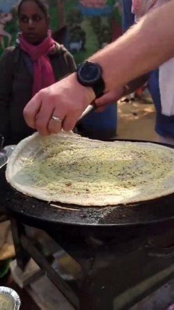 Dosa Sunday Market Sri Mayapur Dham #mayapur #kirtan #dosa #food #shorts