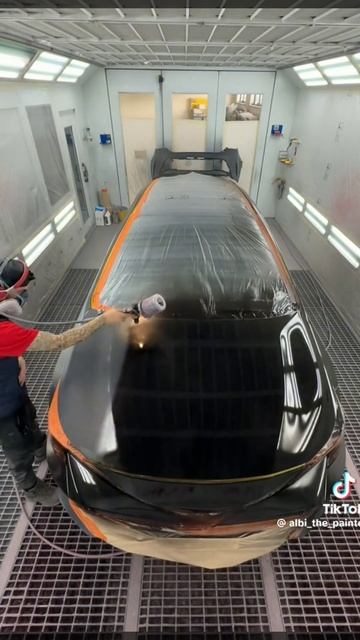 Покраска Painted in matte black #automobile #restoration #racing #sheva_vaz смотреть онлайн