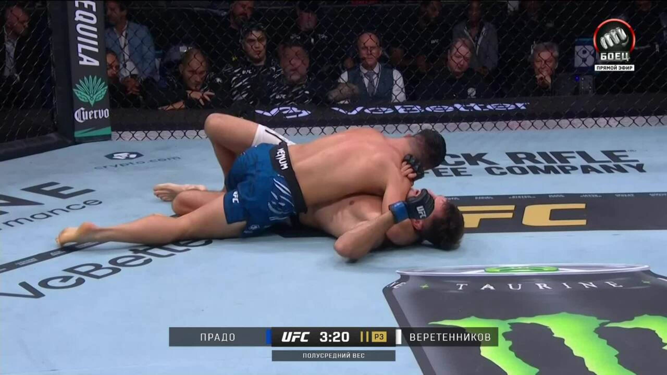 Франсиско Прадо против Николая Веретенникова (видео). UFC 318